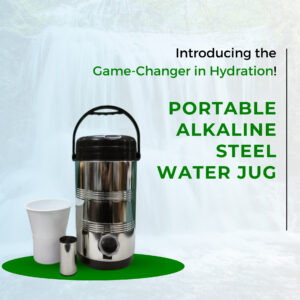 Portable Alkaline Steel Water Jug